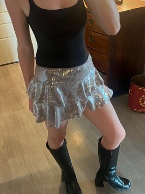 Sparkly Purple Forever 21 Skirt